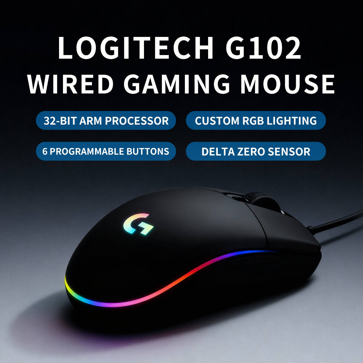Logitech G102 Wired Gaming Mou - Logitech Mouse G203 ulasan dan harga