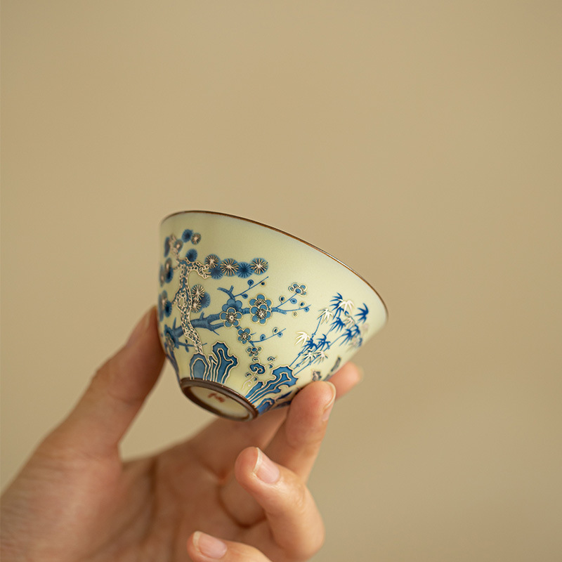 Jingdezhen Hand Painted Blue W - Office Technician ulasan dan harga