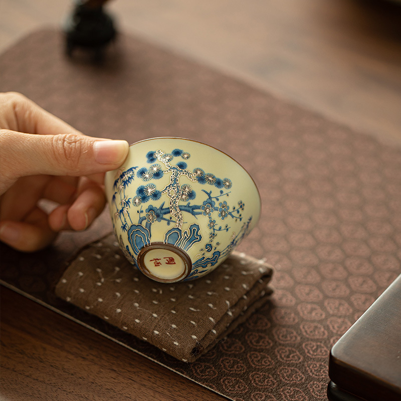 Jingdezhen Hand Painted Blue W - Office Technician ulasan dan harga