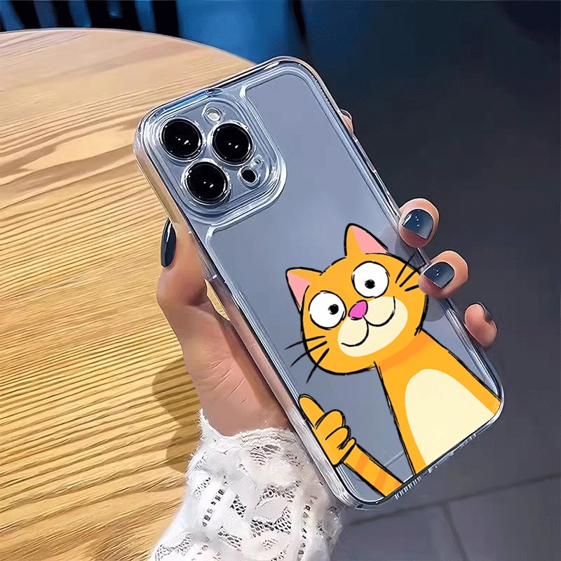 Cute Cartoon Orange Cat Phone  - Receipt Printer Thermal ulasan dan harga