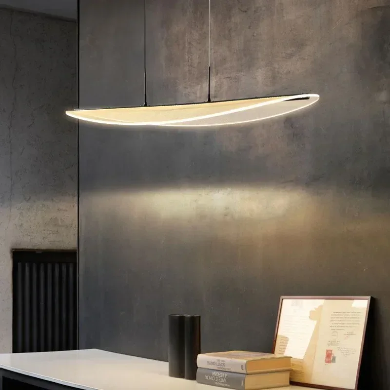 Modern Long Curve LED Pendant  - Office Technician ulasan dan harga