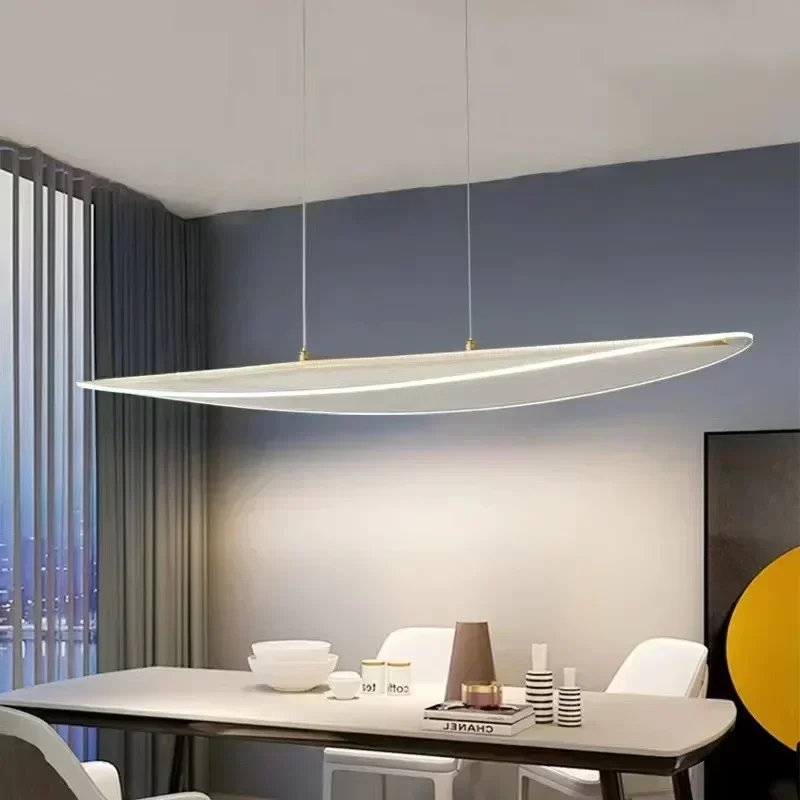 Modern Long Curve LED Pendant  - Office Technician ulasan dan harga